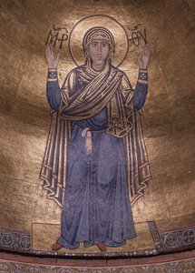 The Virgin Orans, ca. 1037 av Byzantine Byzantine