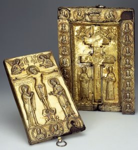 Relikvieskrin av det sanne kors, slutten av 11.-begynnelsen av 1100-tallet av Byzantine Byzantine