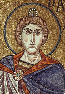 Profeten Daniel Detalj av interiørmosaikker i St. Marks-basilikaen, 1100-tallet av Byzantine Byzantine