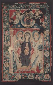 Ikon for jomfruen og barnet, 500-tallet av Byzantine School