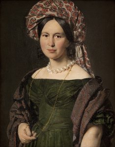 Kunstnerens kone med turban