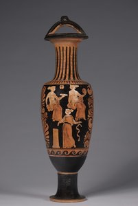 Bail Amphora, 330-320 f.Kr. av CA Painter