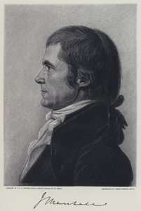 sjefsjef Marshall (litho) av C.B.J.F. de (after) Saint Memin