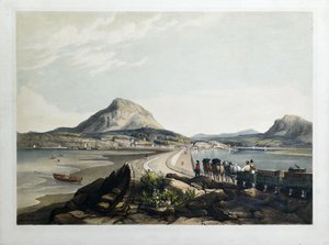 Port Madoc fra vollen av C.F.W. C.F.W.