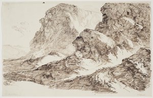 Fjelllandskap av C.F. von Rumohr