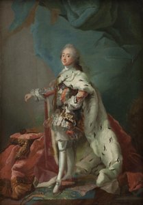 Kong Frederik V av Danmark i salvingsklær