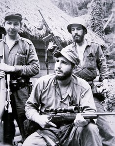 Fidel Castro i Sierra Maestra-fjellene