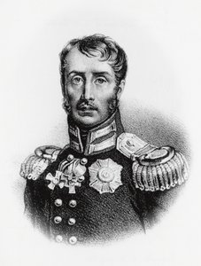 Portrett av Frederick William III (1770-1840), konge av Preussen fra 1797, gravering av J.B. and Brown J. Rowbotham