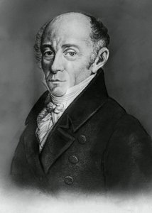 Portrett av Muzio Clementi (1752-1832), italiensk komponist og pianist, gravering av J.B. and Brown J. Rowbotham