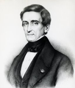 Portrett av Pellegrino Rossi (1787-1848), italiensk jurist, litografi av J.B. and Brown J. Rowbotham