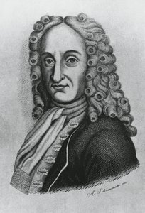 Portrett av Pietro Antonio Michelotti (1673-1740), italiensk lege og iatromatematiker, gravering av Schiavonetti av J.B. and Brown J. Rowbotham