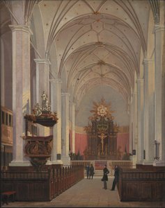 Interiøret i Trinity Church av C.O. Zeuthen