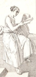 Årsaken. Allegorisk figur av Christoffer Wilhelm Eckersberg