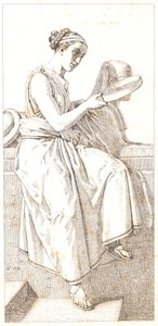 Årsaken. Allegorisk figur av Christoffer Wilhelm Eckersberg