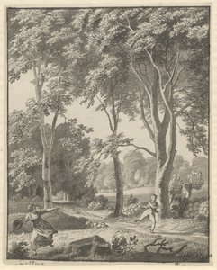 Fra Skogen ved Svendstrup av Christoffer Wilhelm Eckersberg