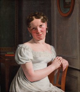 Julie Eckersberg, født Juel, kunstnerens andre kone av Christoffer Wilhelm Eckersberg