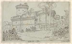 Jeg vanner Ostia. av Christoffer Wilhelm Eckersberg