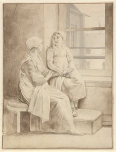 Mor og datter. Eckersbergs vertinne i Paris av Christoffer Wilhelm Eckersberg