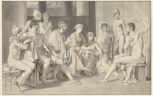 Odysseus forteller om livet sitt på Alkinoos