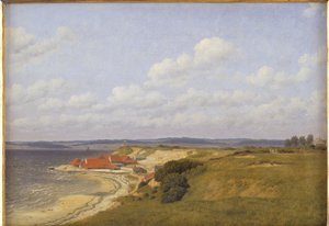 Renbjærg Teglverk ved Flensburg Fjord av Christoffer Wilhelm Eckersberg