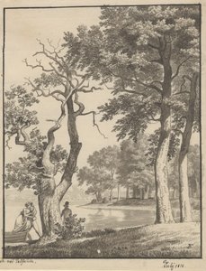 Øya ved Valsøelille, juli 1810 av Christoffer Wilhelm Eckersberg