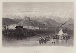 Korfu (farge litho)
