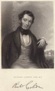 Richard Cobden, Esquire, MP (gravering) av C. A. du Val and Co.