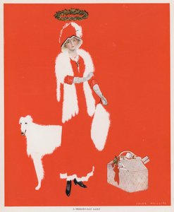 Coles Phillips Girl, A Present-Day Saint (farge litho) av C. Coles Phillips