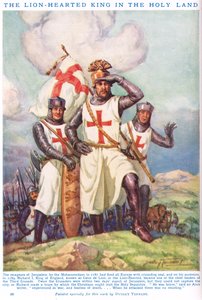 Portrett av Richard I, The Lion-hearted King in the Holy Land, fra 