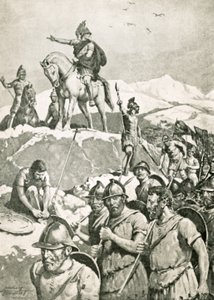Den videre feiingen av mektige Alexander (litho) av C. Dudley Tennant