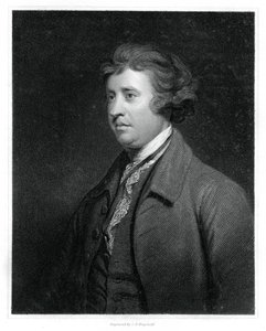 Edmund Burke , anglo-irsk statsmann, forfatter, orator, politisk teoretiker og filosof, 1834.