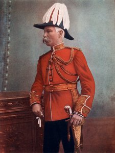 Generalmajor GH Marshall, kommanderende Royal Artillery, South Africa Field Force, 1902.
