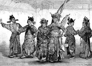 Kinesiske tragediske skuespillere, 1800-tallet