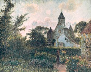 Knocke kirke, 1894 av Camille Jacob Pissarro