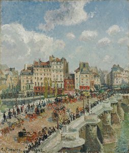 Den nye broen, 1902 av Camille Jacob Pissarro
