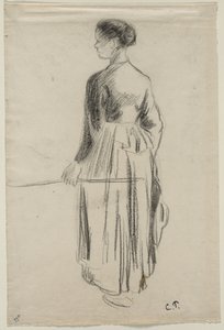 Kuherinnen, Eragny, 1886. av Camille Jacob Pissarro