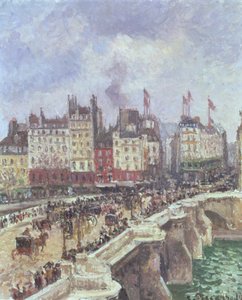 Pont Neuf, 1901 av Camille Jacob Pissarro