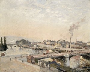 Boieldieu og Corneille broer av Camille Jacob Pissarro