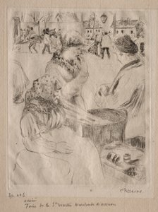 Kastanjeleverandør av Camille Pissarro