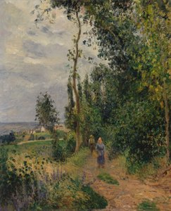 Côte des Grouettes, nær Pontoise, ca. 1878 (olje på lerret) av Camille Jacob Pissarro