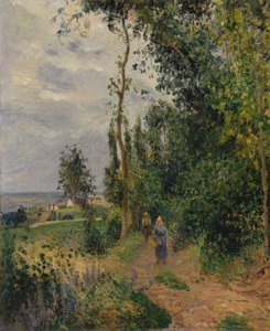 Côte des Grouettes, nær Pontoise, sannsynligvis 1878. av Camille Jacob Pissarro