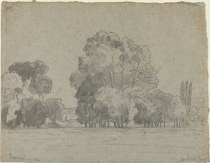 Grove of Trees, 1859. av Camille Pissarro