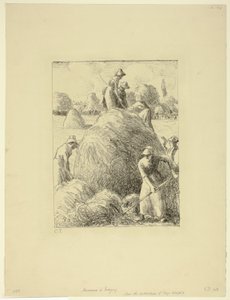 Hømakere av Eragny av Camille Pissarro
