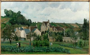 Eremitasjen i Pontoise - Eremitasjen i Pontoise … (maleri på lerret) av Camille Pissarro