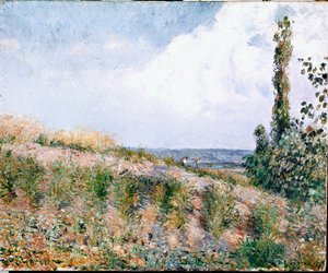 Landskap (olje på lerret) av Camille Jacob Pissarro