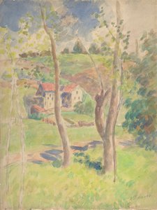 Landskap, andre halvdel av 1800-tallet. av Camille Pissarro