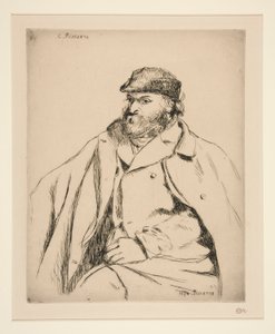 Paul C?zanne (Portrett av C?zanne) av Camille Pissarro