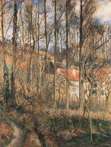Côte des Bœufs ved L#39;Hermitage av Camille Pissarro