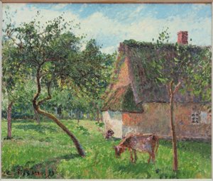 A clos i Varengeville av Camille Pissarro