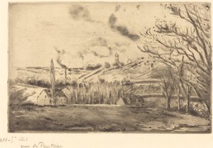 Utsikt over Pontoise Utsikt over Pontoise, 1885. av Camille Pissarro